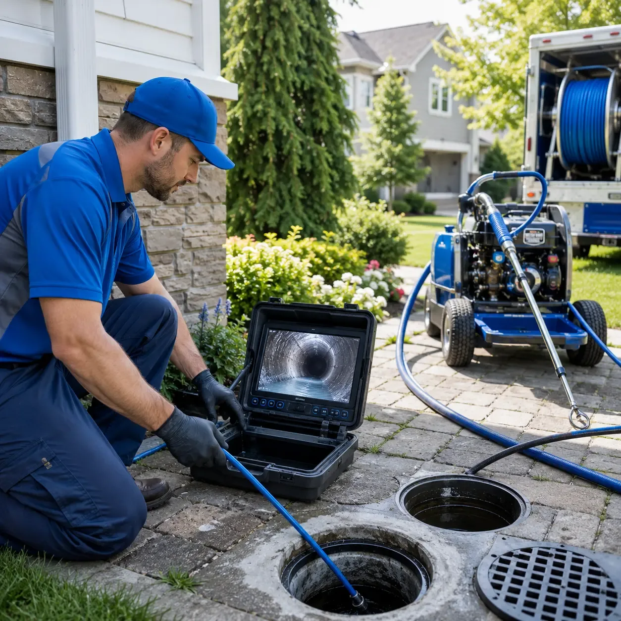 Outdoor drain cleaning professionals serving Effort, PA